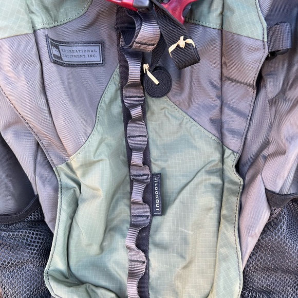 Green and Gray Backpack